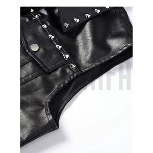 Custom Men's Durable <b>Winter</b> <b>Leather</b> Vest Best Quality Design Hot Selling <b>Leather</b> Vest - Product Image 3