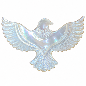 Natural Mother of Pearl Eagle Pendants Carved Shell <b>Jewelry</b> <b>Charms</b> for Necklace Making DIY Craft Accessories - Product Image 2