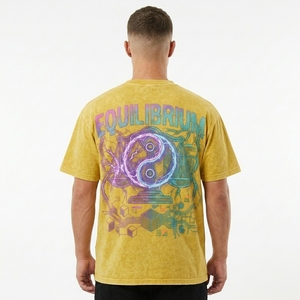 T-shirt Culturel Homme à Séchage Rapide, Impression de Logo Personnalisable, T-shirts Oversize Unis, Vêtements de Travail, Maillot à Manches Courtes - Product Image 6