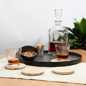 Luxury Solid Wood <b>Coaster</b> Set Handmade <b>Drink</b> <b>Coasters</b> for Home Dining Table and Office At Best Price - Product Image 5
