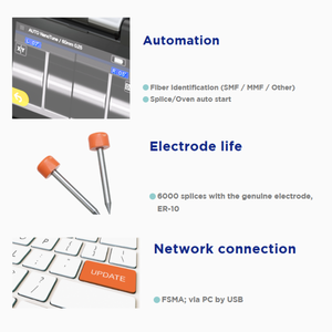 เครื่องเชื่อมใยแก้วนำแสงแบบฟิวชั่น Z2C FTTX 6 มอเตอร์ จากโรงงานโดยตรง สำหรับงานติดตั้งโทรคมนาคม - Product Image 6