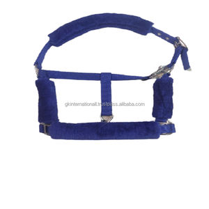 Cuello Halter de nailon de alta calidad con relleno polar suave, fabricado en la India, color azul - Product Image 2