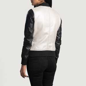 Chaqueta Bomber de Piel de Oveja para Mujer, Totalmente Personalizable, de Alta Calidad y Precio Económico, Fabricante, Primavera, Otoño, Invierno, Resistente al Viento - Product Image 4