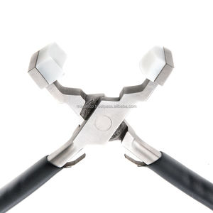 High Quality 150mm <b>Wire</b> Ring Forming Bending Stainless Steel Jewelry Making Pliers With Nylon Jaws - Product Image 3
