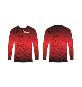 เสื้อตกปลาแห้งเร็วสีเทาลายจุดแขนยาวเสื้อยืดกีฬาแบบซับลิเมชั่น - Product Image 2