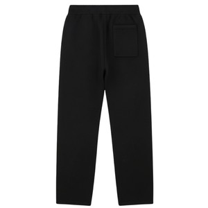 Knit Jogger <b>Pants</b> Black Casual Sweatpants Elastic Waist Lounge Wear Soft Knit Trousers Relaxed Fit for Men Women Street Style - Product Image 2