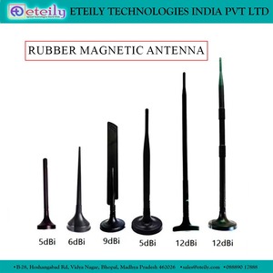 ETEILY 2.4GHz 5dBi Rubber Magnetic Antenna RG174 <b>Cable</b> (L-3Mtr) + for Male Connector Vertical Polarization Made <b>Communication</b> - Product Image 6