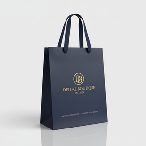 Custom Logo Printed Eco-Friendly <b>White</b> <b>Paper</b> Luxury Shopping <b>Bag</b> for Retail Gift Packaging and Brand Promotion - Product Image 5