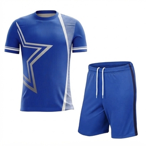 Conjunto de Uniforme de Fútbol Verde Personalizado, Impresión por Transferencia de Calor, Cuello Redondo, Manga Corta, Absorbe la Humedad, 100% Poliéster, Ropa Deportiva Unisex - Product Image 4