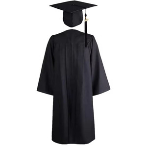 Túnica de Graduación con Impresión de Logotipo Personalizado, Túnicas Académicas para Pedidos al por Mayor, Fabricante OEM, Túnica Universitaria - Product Image 6