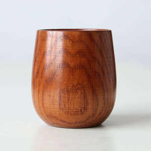 Tasse en bois naturelle faite à la main pour café et thé, réutilisable, écologique, fournisseur en gros, exportateur - Product Image 4