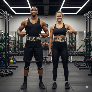 Ceinture de musculation Rexfit Sport Premium pour soulevé de terre et squats, soutien lombaire en cuir, ceinture d'entraînement de gym - Product Image 3