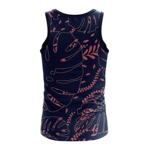 Camiseta sin mangas de tela duradera para sublimación, material transpirable y ligero, textura suave, perfecta para entrenamiento en el gimnasio - Product Image 4