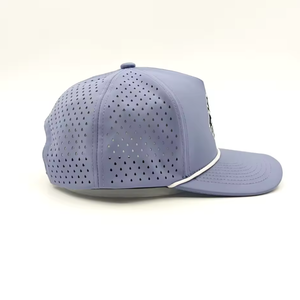 Casquette de golf pour hommes Casquette de baseball perforée avec trou découpé au laser Casquette de golf avec logo personnalisé vierge vente en gros - Product Image 3