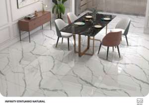 Panneau en porcelaine brillant réfléchissant NovaLux 600x1200mm 60x120cm 24x48 pouces Surface architecturale de caractère - Product Image 2