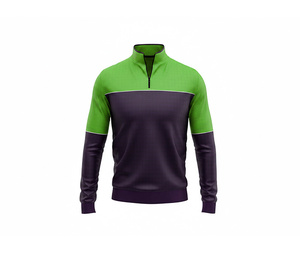 Custom Logo Quarter Zip <b>Pullover</b> Jacket Manufacturer <b>Men</b> Women Youth Sportswear Quick Dry Team <b>Pullover</b> - Product Image 1