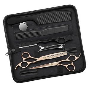 Juego de Tijeras Profesionales para Corte de Cabello de 6.7 Pulgadas, Tijeras de Entresacar de Acero Inoxidable, Herramienta de Estilismo para Barbería y Peluquería - Product Image 1