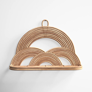 Competitive price storage <b>racks</b> & shelving units rattan wall <b>shelf</b> handcrafted hanging <b>shelves</b> - Product Image 4