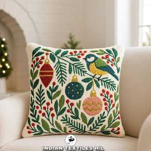 ปลอกหมอนอิงผ้าฝ้ายแบบทัฟท์ ตกแต่งห้องนั่งเล่น ตกแต่งบ้าน ปรับแต่งด้วยดีไซน์ตามสั่ง สไตล์โบโฮ เป็นมิตรกับสิ่งแวดล้อม รับผลิตตามสั่ง ขายส่ง - Product Image 1