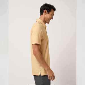 Polo en polyester et rayonne respirant de haute qualité pour hommes, vêtements décontractés pour hommes, vente en gros - Product Image 3