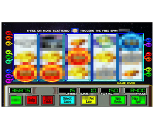 Máquina de Juego Arcade Plus Fireballs Life of Luxury, Operada con Monedas, Juego de Acción para Múltiples Jugadores, Idioma Inglés - Product Image 2