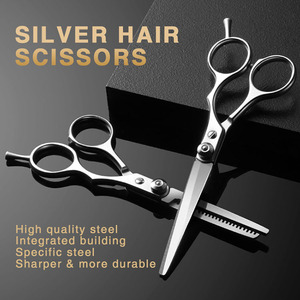 Juego de Tijeras de Peluquería Profesionales SAAR GLOBAL SURGICAL, Acero Inoxidable 6CR13, Hoja Afilada, para Diestros, Mango Largo, Uso en Salón - Product Image 3