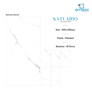 Baldosa de Porcelana Pulida y Esmaltada Satvario Ascent de 600x1200 mm, Baldosa de Mármol para Suelos de Villa de 60x120 cm - Product Image 3