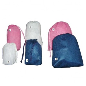 Sac à cordon en PP non tissé, imprimé avec logo OEM personnalisé, léger, réutilisable, tendance, taille moyenne, cadeau, industriel - Product Image 1