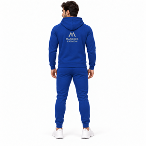 Prix bas MANGOES FASHION Survêtement unisexe d'été 100% Coton à motif uni pour le sport et l'entraînement, Vente en gros, Grande taille, Polaire à capuche - Product Image 2
