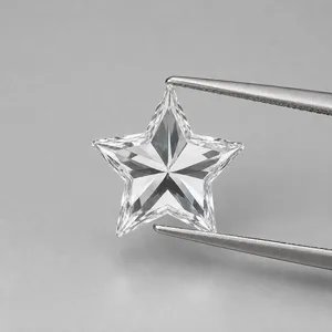 Diamante suelto de 5 puntas en forma de estrella, 2.50 quilates, claridad VVS-VS, color DEF, diamante CVD de corte elegante, piedras de diamante sostenibles - Product Image 4