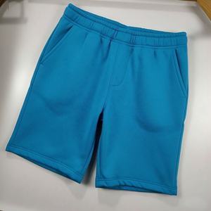 New Sale Sportswear Men Cotton Casual Fleece Jogger <b>Shorts</b> <b>Zipper</b> Pockets Athletic Workout solid color <b>shorts</b> for men - Product Image 2