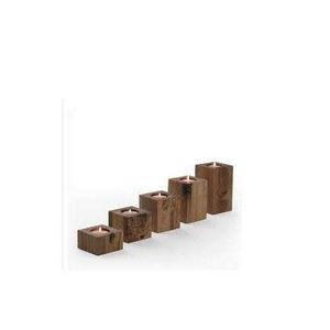 Support de bougie en bois fait main avec bords naturels en écorce, idéal pour mariages, Noël, événements festifs et fêtes, style rustique pour bougies chauffe-plat - Product Image 3