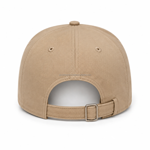 Gorra de Béisbol Unisex de 6 Paneles, Color Sólido, Sarga de Algodón, Estilo Casual, para Adultos, Uso en las Cuatro Estaciones - Product Image 4