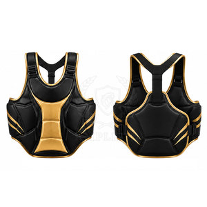 Protection de poitrine rembourrée en cuir respirant et léger, respectueuse de l'environnement, pour la boxe, le MMA, le kickboxing, les arts martiaux, la lutte et l'entraînement - Product Image 6