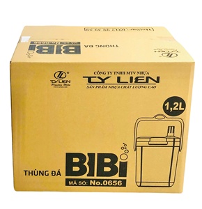Caja de Hielo de Cartón Corrugado Bibi de 1.2L - Contenedor Refrigerador de Alta Calidad, Materiales Reciclados para Alimentos y Bebidas, Embalaje Duradero - Product Image 2