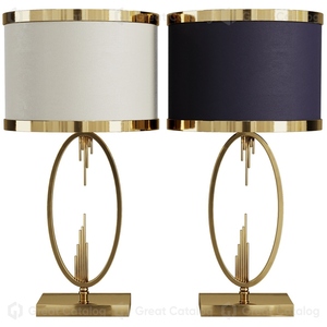 Modern Luxury Gold <b>LED</b> <b>Table</b> Lamp Nordic Minimalist Fabric <b>Bedside</b> Light for Hotel Bedroom Living Room Home Decor Accent - Product Image 5