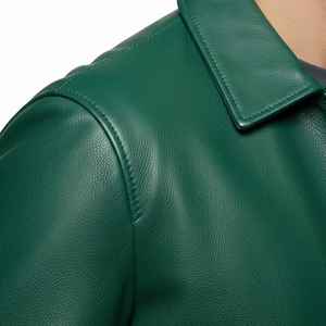 Mens High Quality Sheep Skin <b>Waterproof</b> Eco Friendly Fashion <b>Jacket</b> OEM Custom Factory Supplier Wholesale <b>Warm</b> Leather <b>Jacket</b> - Product Image 6