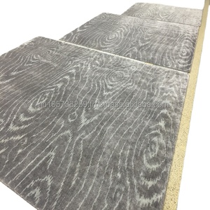 Alfombra de Lana Gris Hecha a Mano, Alfombra de Color Sólido de Seda y Lana, Alfombra Bordada para Piso de Madera, Sala de Estar, Oficina, Envío Inmediato, Felpa, Lavable - Product Image 1