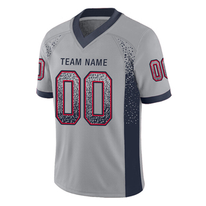 เสื้ออเมริกันฟุตบอลคุณภาพสูง พิมพ์ลายด้วยความร้อน โลโก้สั่งทำได้ ผ้าโพลีเอสเตอร์ตาข่ายระบายอากาศ 100% สำหรับผู้ใหญ่ทุกเพศ - Product Image 3