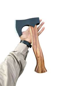 Top Trending Wholesale Hand Forged Tomahawk <b>Axe</b> High Carbon Steel Outdoor Camping Hunting Hatchet <b>Wooden</b> Handle Survival <b>Axe</b> - Product Image 2