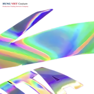 Custom Printed Men's Oversize Cotton T-Shirt Reflective Glow in the Dark with Square Pattern and Laser Cut Edge - Product Image 2