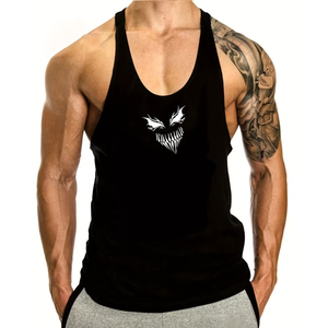 High Performance Black Color Good Selling Unique Design Wear Breathable Ultra-Lightweight Comfortable Fitness <b>Singlets</b> For Adult - Product Image 1