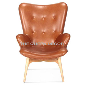 Sillón de Salón Nórdico Minimalista con Respaldo Alto, Mueble Americano de Lujo para Sala de Estar, Dormitorio u Hotel, Duradero y Elegante - Product Image 2