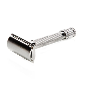 Shave Edge Reusable Eco Double Edge Safety <b>Razor</b> with Straight Metal Blade for Face Body & Bikini Shaving - Product Image 1