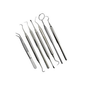 Curetas Dentales Profesionales Manuales de Acero Inoxidable Clase I, Kit de Instrumentos Quirúrgicos Dentales con Certificación CE, SET DENTRIC IMPLANTS - Product Image 4