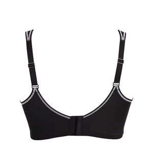 Vêtements de fitness pour femmes, couleur personnalisée, soutien-gorge de sport respirant avec logo sur le devant, style simple et moderne pour la salle de sport - Product Image 2