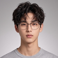 Lunettes optiques anti-lumière bleue UV420, monture carrée semi-cerclée en plastique léger, mode personnalisée, sur mesure, OEM