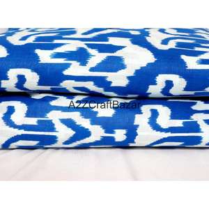 Tissu en coton pur 100 % fait main, imprimé au bloc, écologique et léger, pour vêtements de filles, robes et pyjamas – Vente en gros - Product Image 1