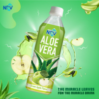 Vietnamese leverancier groothandel OEM ODM 500ml PET fles NPV merk HALAL gecertificeerd puur natuurlijke ALOE VERA drank aardbei smaak