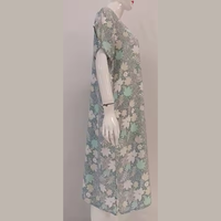 Vestido de verano para mujer con botones, material fresco, cómodo de llevar, no se desvanece fácilmente, ideal para relajarse todos los días.